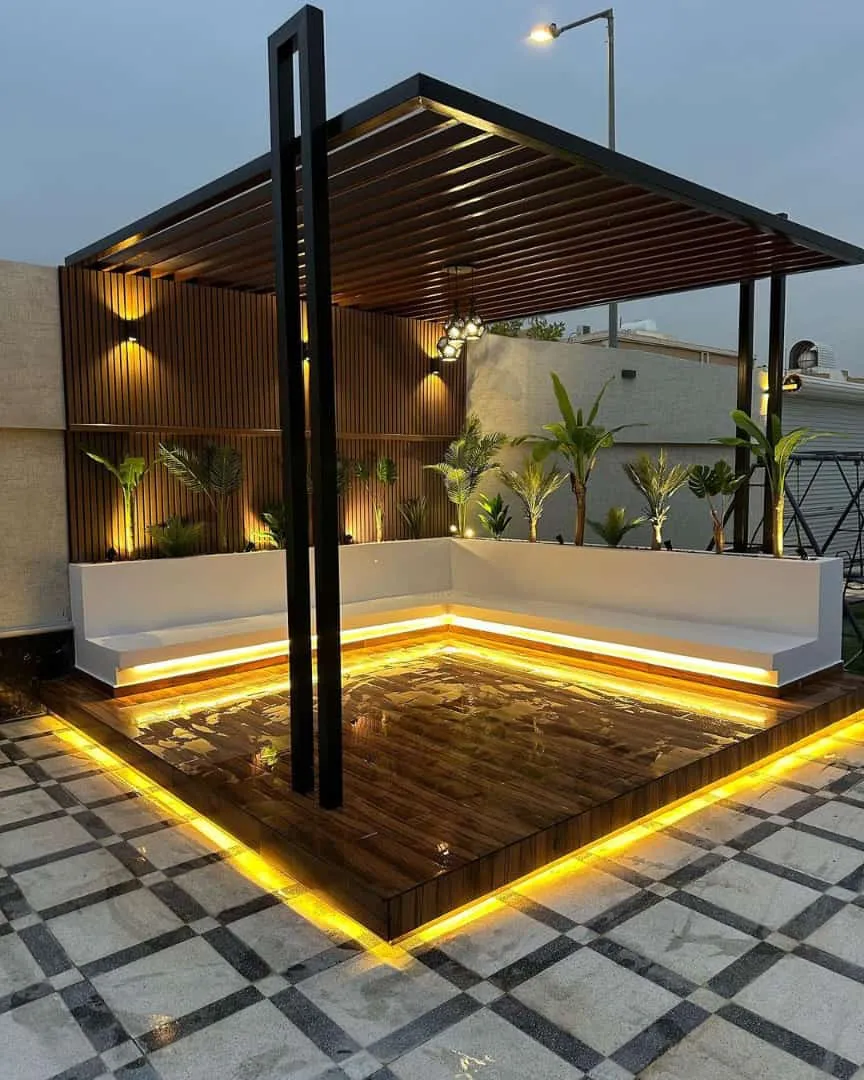 برجولات ومظلات